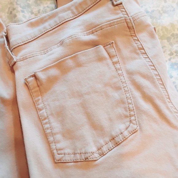 Cream/  Tan / Beige / Khaki 1969 GAP legging jeans - Picture 4 of 6